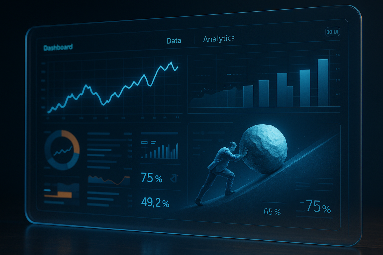 Mockup da Plataforma